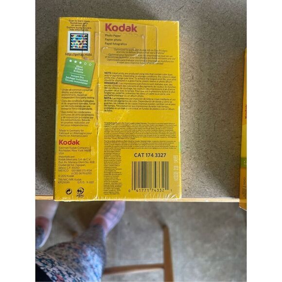 KODAKEAST White 6.5 Mil Glossy 100 Sheets/Pack Photo Paper Size 4 X 6 NEW - Picture 15 of 15